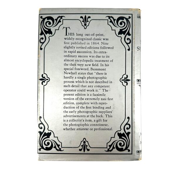 The Silver Sunbeam Facsimile 1864 Edition Photography Textbook 1969 Hardcover - Picture 2 of 10